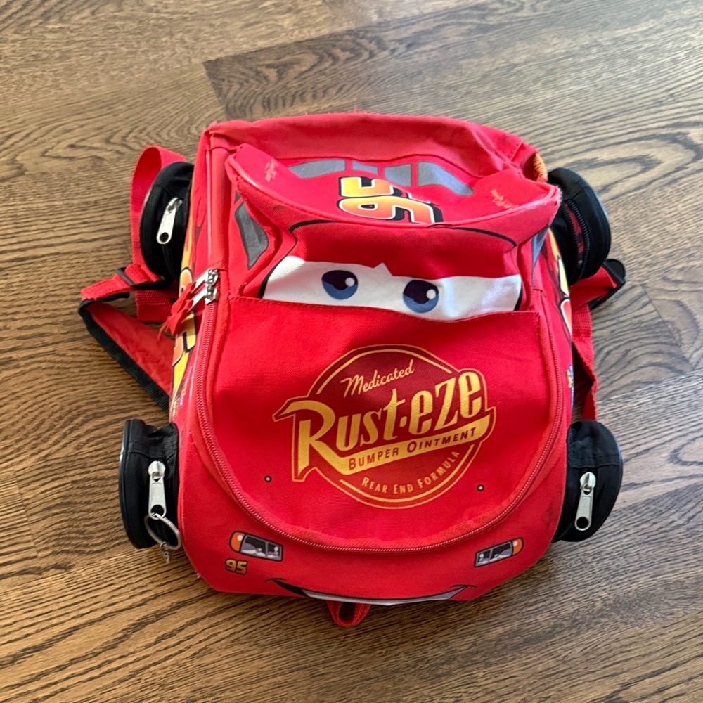 Disney Cars Red Lightning McQueen Backpack